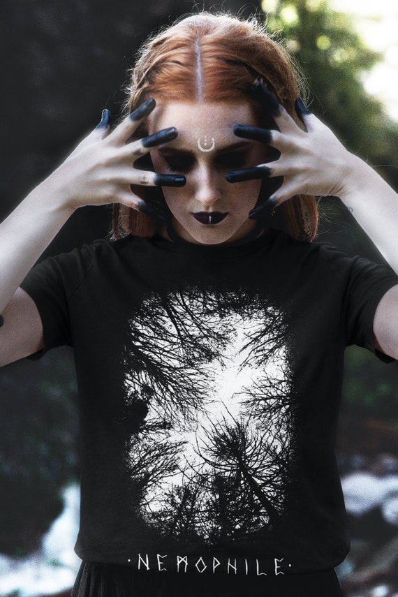 Nemophile T-Shirt: Forest Lover Gothic Pagan Clothing