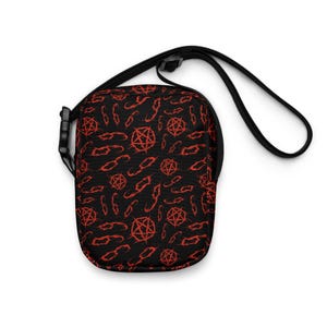 Gothic Crossbody Bag Pentagram Bag Dark Occult Shoulder Bag Witchy Alternative Fashion Gothic Bag Pentagram Purse Dark Alternative Bag