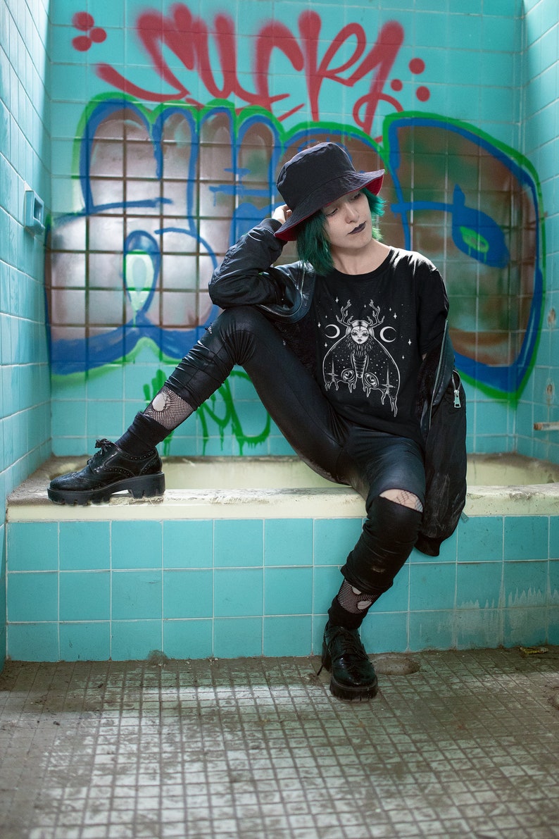 Gothic Moth T-Shirt: Witchy Dark Academia Tee image 5