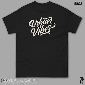 Cityscape Cool Tee - Urban Vibes Heavy Cotton Unisex Shirt, Graffiti Style Street Artist Gift, Original 2wear Streetwear Fashion