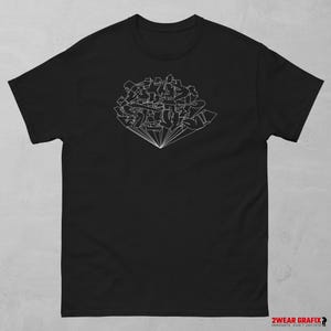 3D Graffiti Letter T-Shirt - Wild Style - Heavy Cotton Classic Tee - Urban Art Gift. S - 5XL