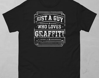 Graffiti Art T-Shirt: Distressed Urban Streetwear Tee