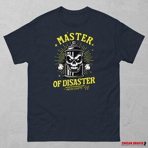 Graffiti Art T-Shirt: Urban Streetwear, Rebel Design Navy