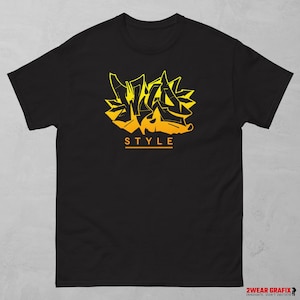 Wild Style, Urban Expressions Graffiti T-Shirt - Street Artist Gift, Casual Fashion, Unique Street Art Design, S - 5Xl
