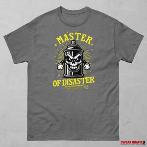 Graffiti Art T-Shirt: Urban Streetwear, Rebel Design Graphite Heather