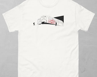 Urban Graffiti Train T-Shirt | Original Street Art Design | Hip-Hop & Streetwear Kultur