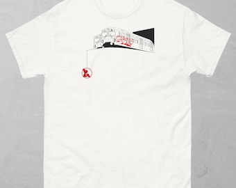 Graffiti Tag Train T-Shirt: Urban Streetwear Tee