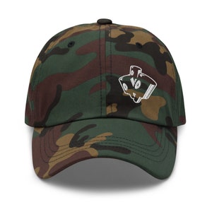 Fat Cap Graffiti Logo embroidered, Dad Hat with The Classic 2wear Logo Style- Perfect for embracing hip hop culture.