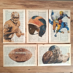 Football Theme Dictionary Print, Boy Room Decor, Teen Boy Gifts, Sports Print, Football, Football Poster, Playroom Decor, American Football