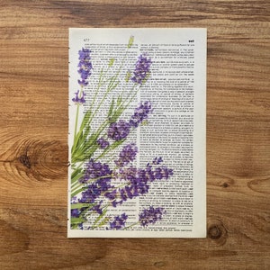 Lavender Dictionary Print, Bathroom Decor, Lavender Poster, Farmhouse Decor, Floral Wall Decor, Lavender flowers Wall Art, Lavender Painting image 7
