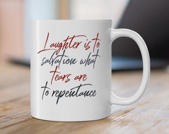 Biblical Theme Mug, Repentance Salvation Joy, Inspirational Mug, Spiritual Gift, Christian Home Decor
