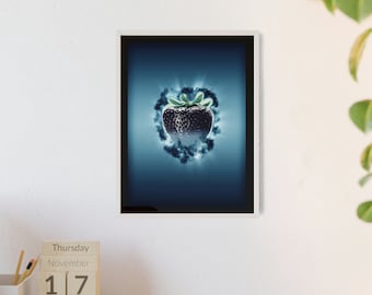 Digital Poster with Wooden Frame