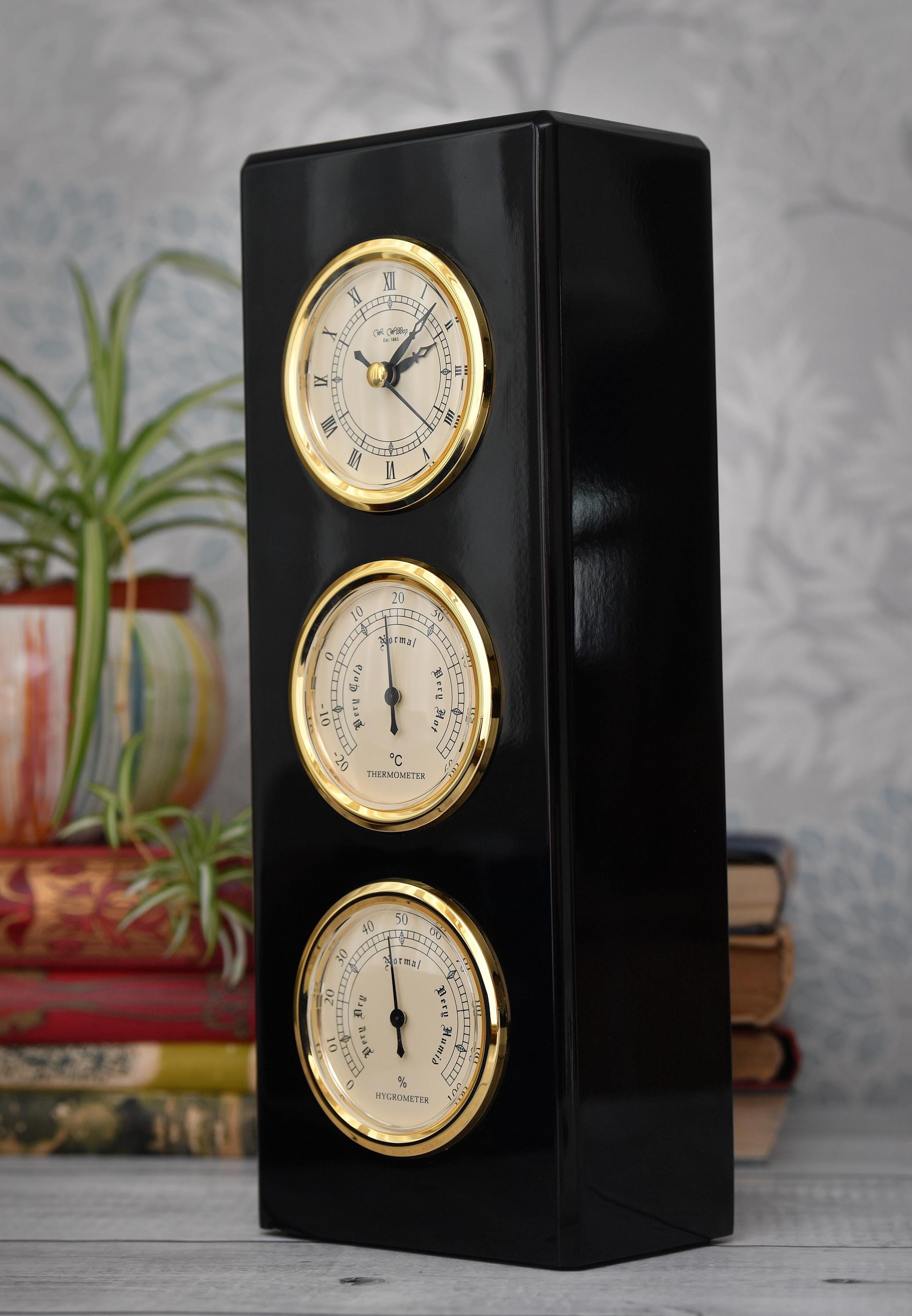 インテリア時計 SPRINGFIELD MARINER WEATHER STATION TRIO Weather Station & Clock Trio by William Widdop - Hygrometer