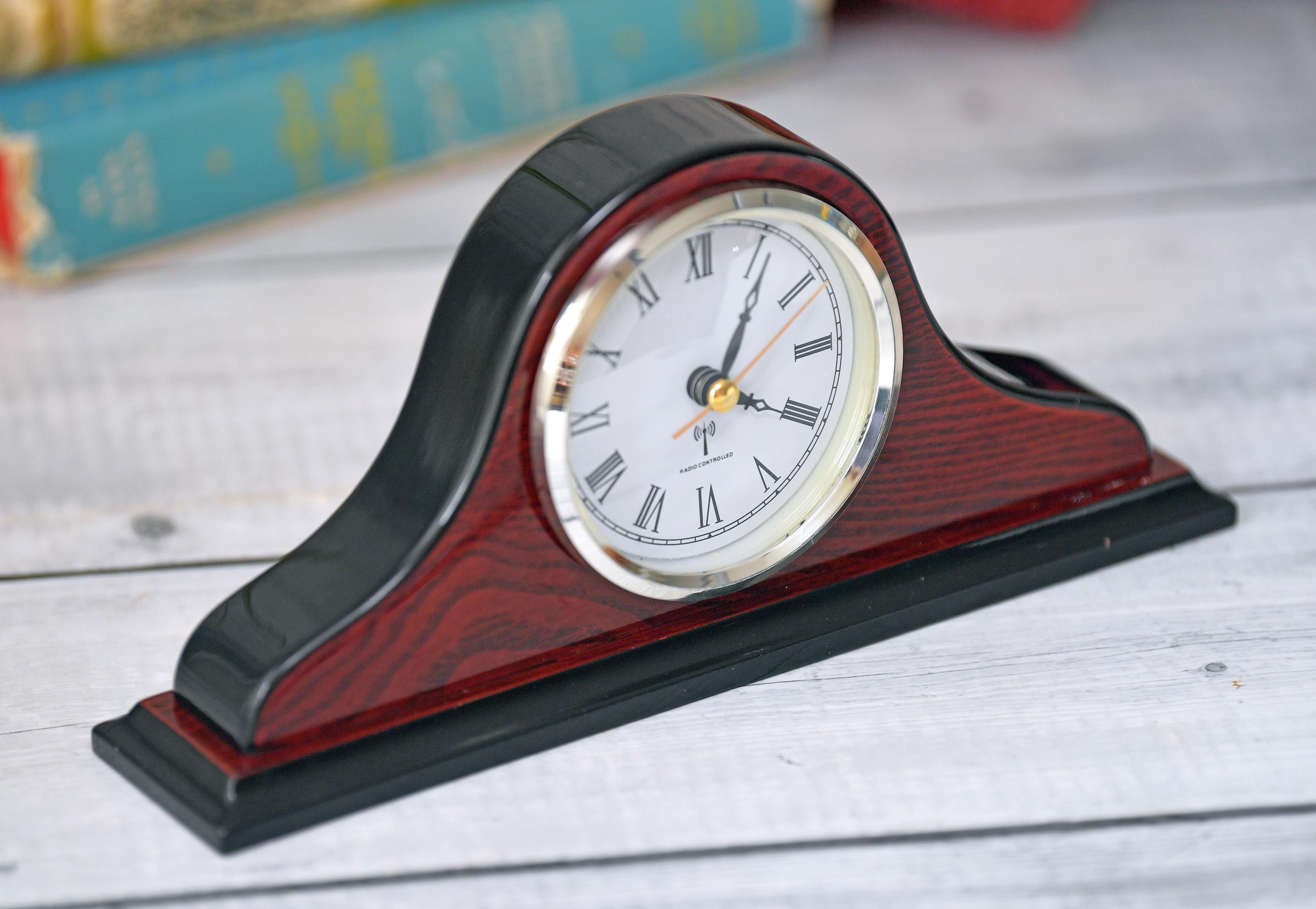 Restored Precision Radio Controlled Mantel Clock - Atomic Accuracy ...