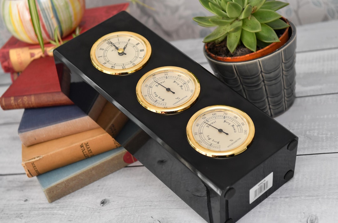 Weather Station & Clock Trio by William Widdop - Hygrometer
