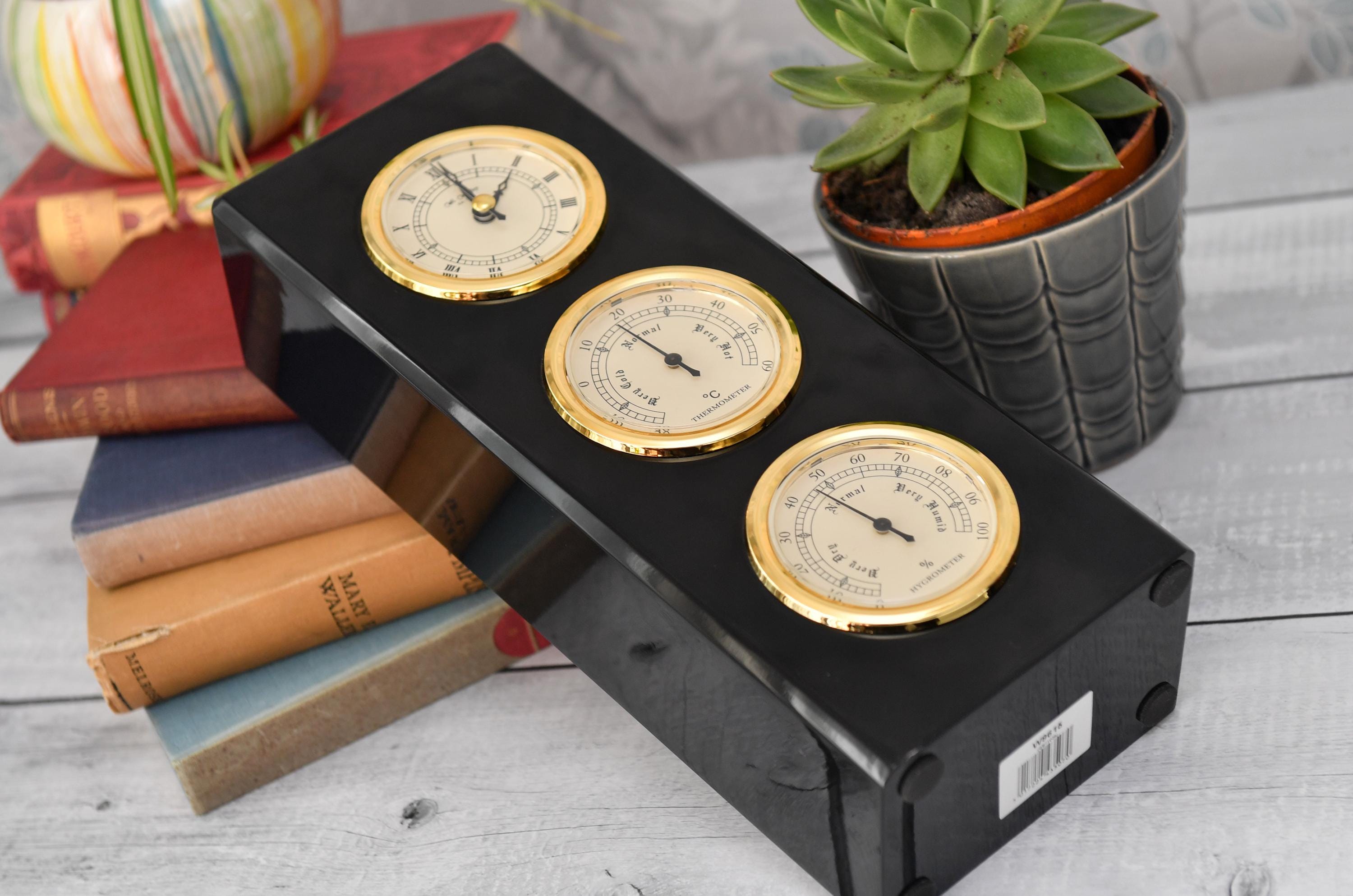 Weather Station & Clock Trio by William Widdop - Hygrometer