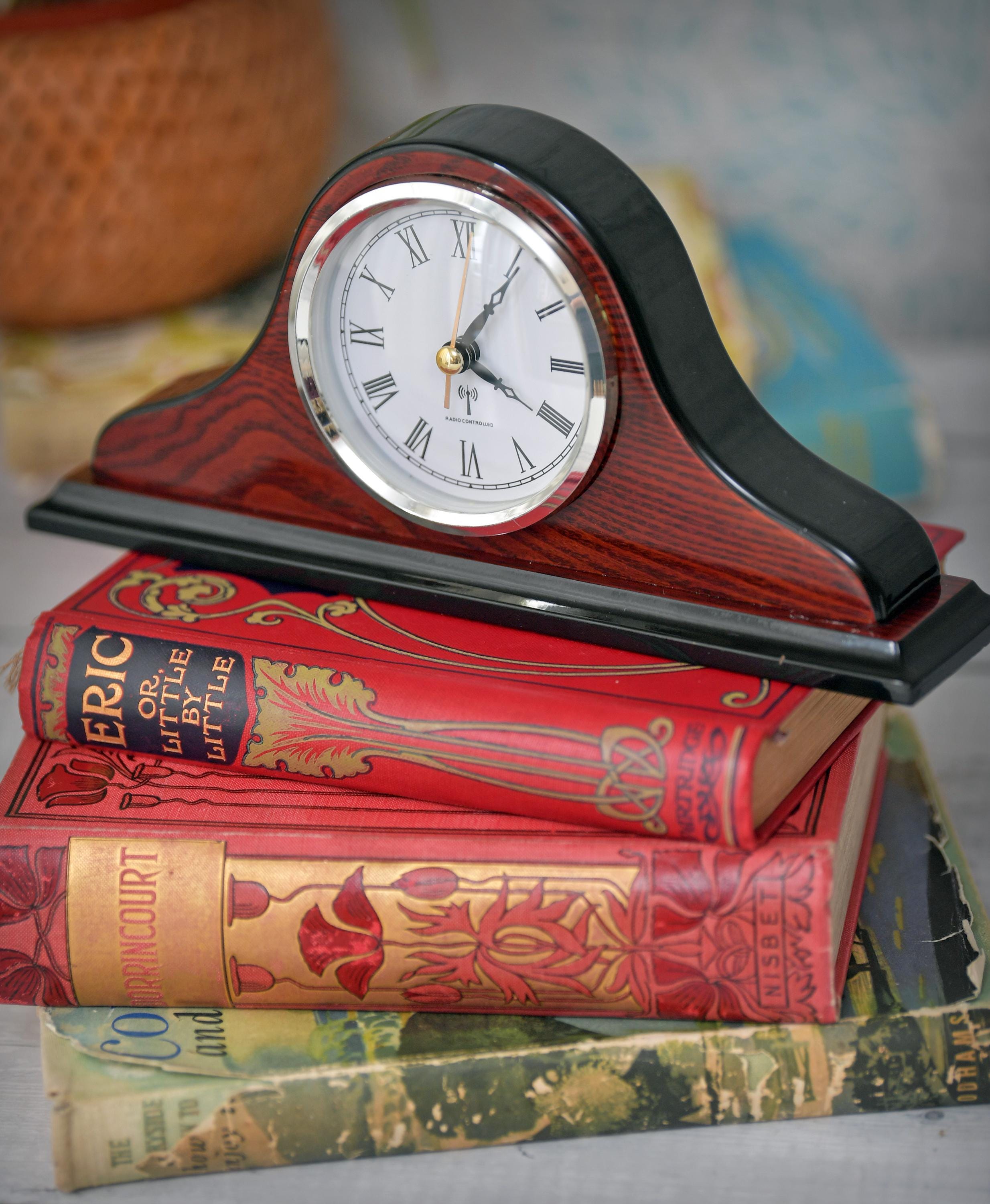 Restored Precision Radio Controlled Mantel Clock - Atomic Accuracy ...