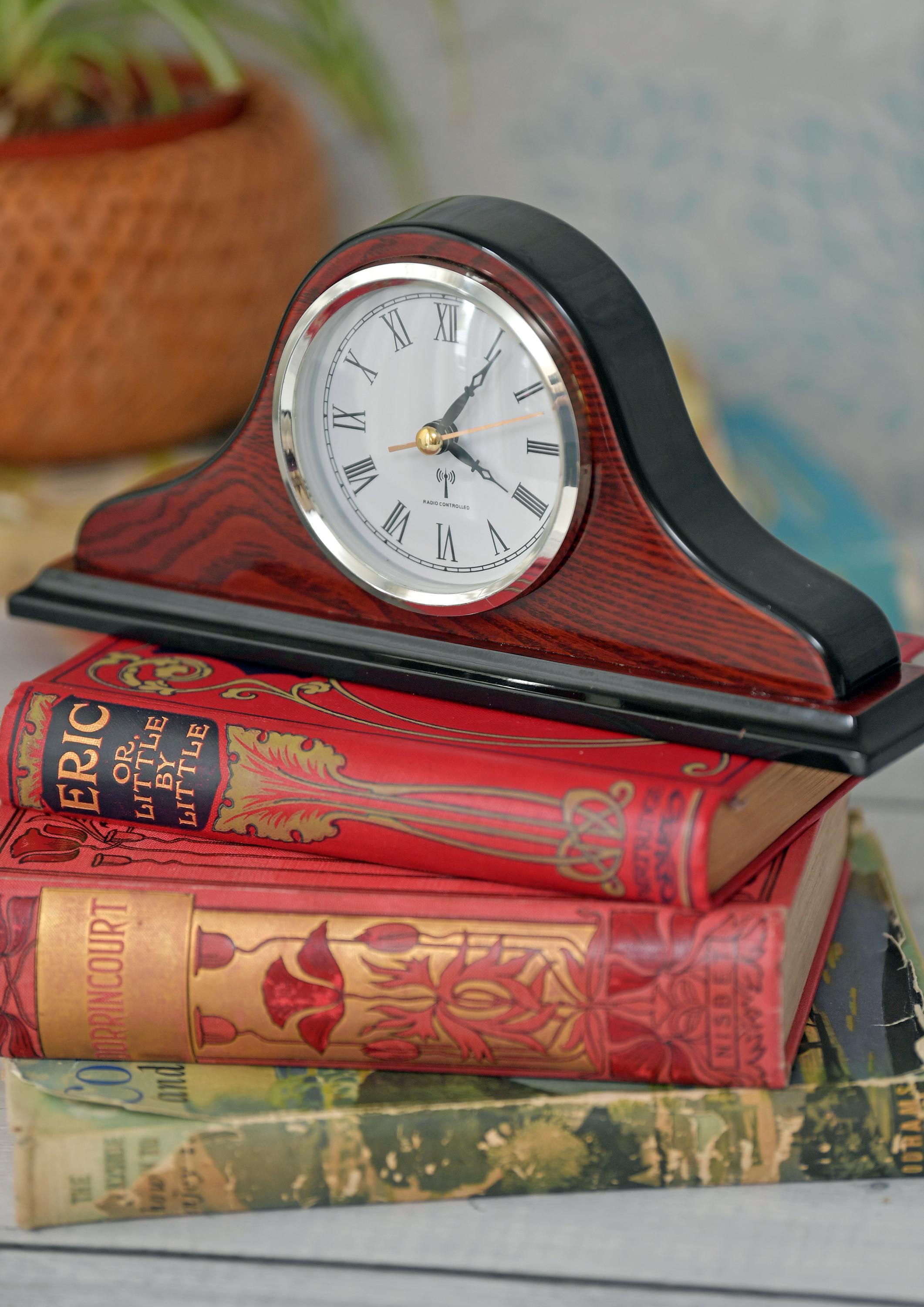 Restored Precision Radio Controlled Mantel Clock - Atomic Accuracy ...