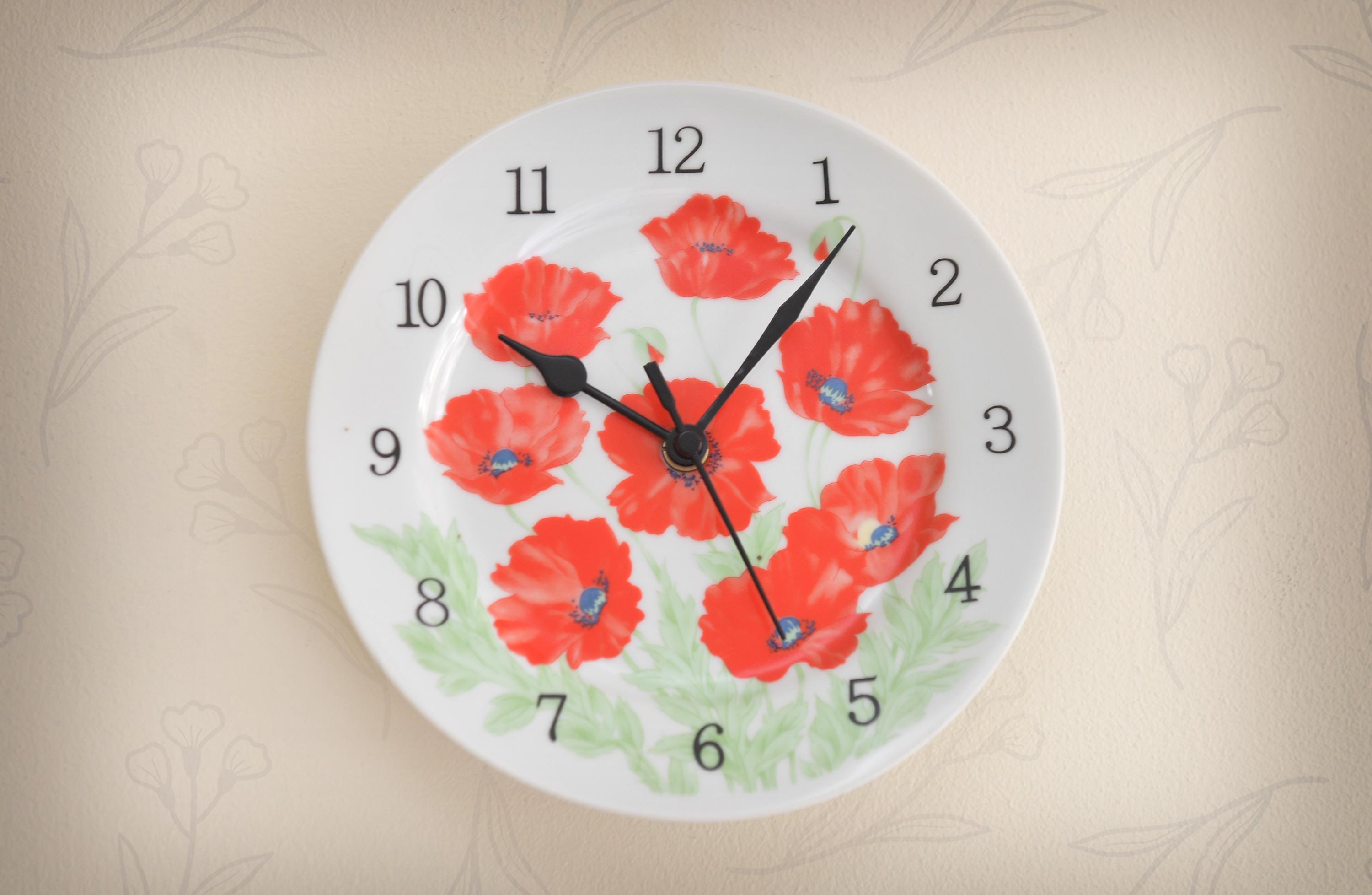 Ceramic plate clock - Etsy 日本