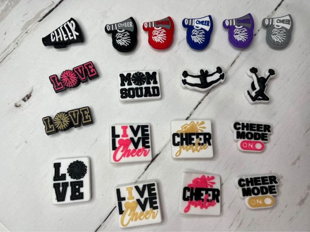 Cheer Croc Charms Cheerleader Cheer Mom Cheer Life Cheer Gifts Etsy