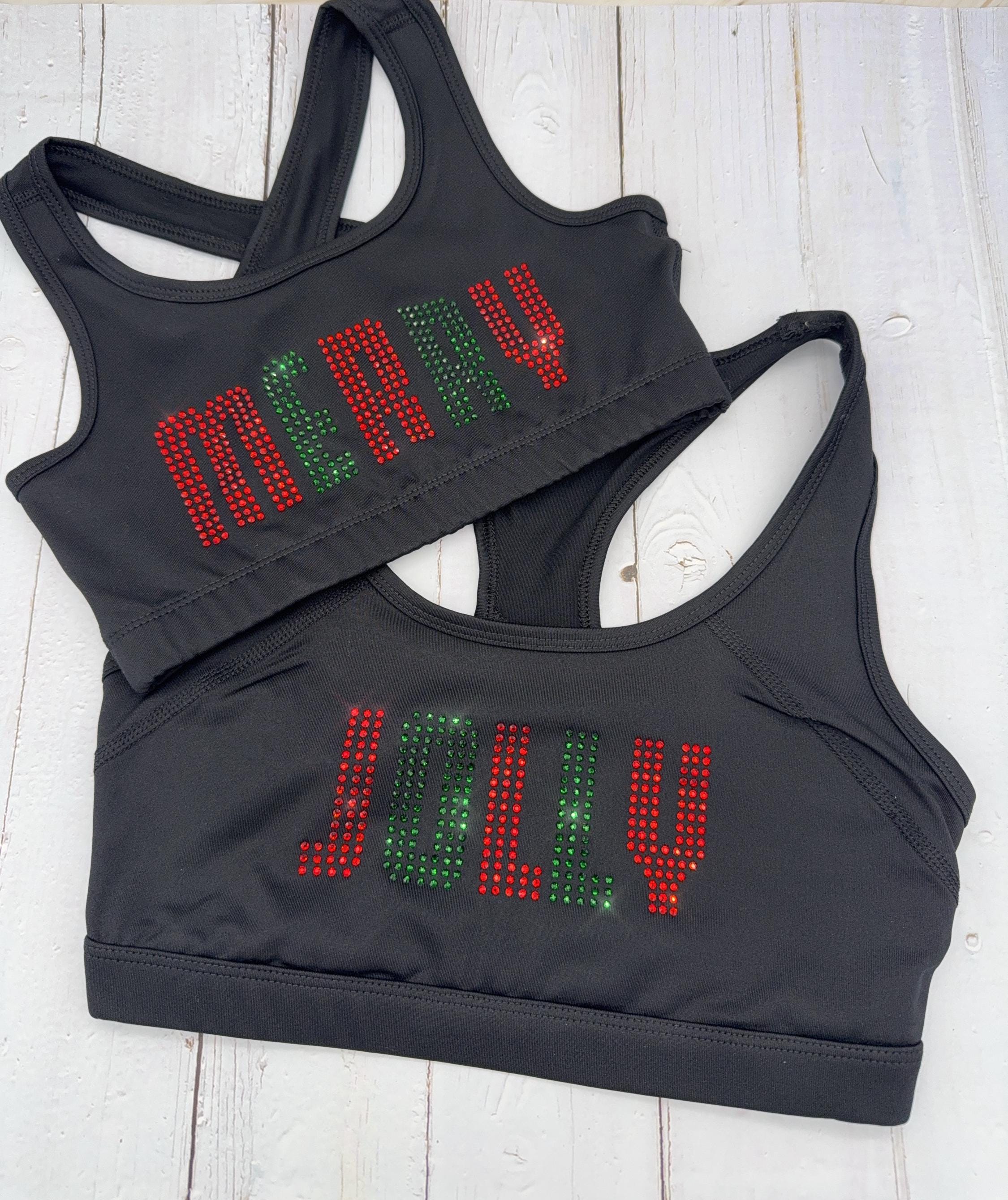 Cheer Sports Bra for Girls