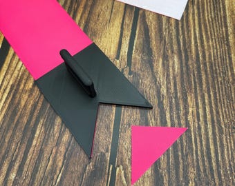 Cheer Bow Tail Template - 3 Inch Ribbon Tailer