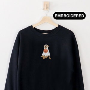 Labrador Ghost Embroidered Unisex Sweatshirt