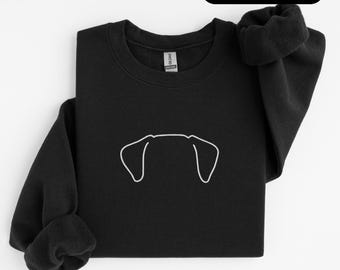 Labrador Retriever Embroidered Unisex Sweatshirt, Dog Sweatshirt
