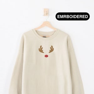 Rudolph Embroidered Unisex Sweatshirt