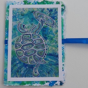 Handmade Card Giclee Art Print - Terrapin Ripple