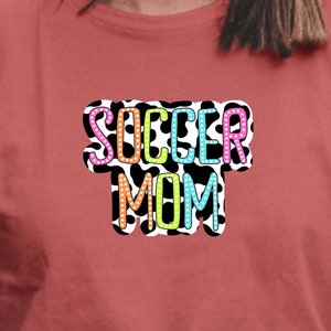 Soccer Mom PNG Clipart, Soccer Mom Dálmata Bright Doodle Png Clipart, Custom Soccer Mom Png, Para Etiquetas de Presente Canecas Camisetas Clipart PNG