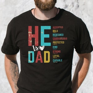 Er ist Papa PNG, Vatertag Png, Brave Like David Png, Bibelverse png, God Say Dad Is Png, Retro Daddy Png, digitale Datei zum Vatertag