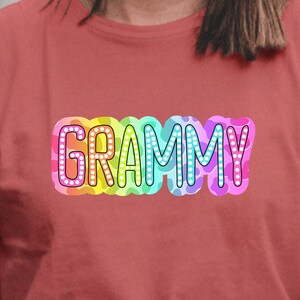 Grammy PNG Clipart, Grammy Leopard Colorido Doodle Bright Png Clipart, Grammy Personalizado Png, Para Etiquetas de Presente Canecas Camisetas Clipart PNG