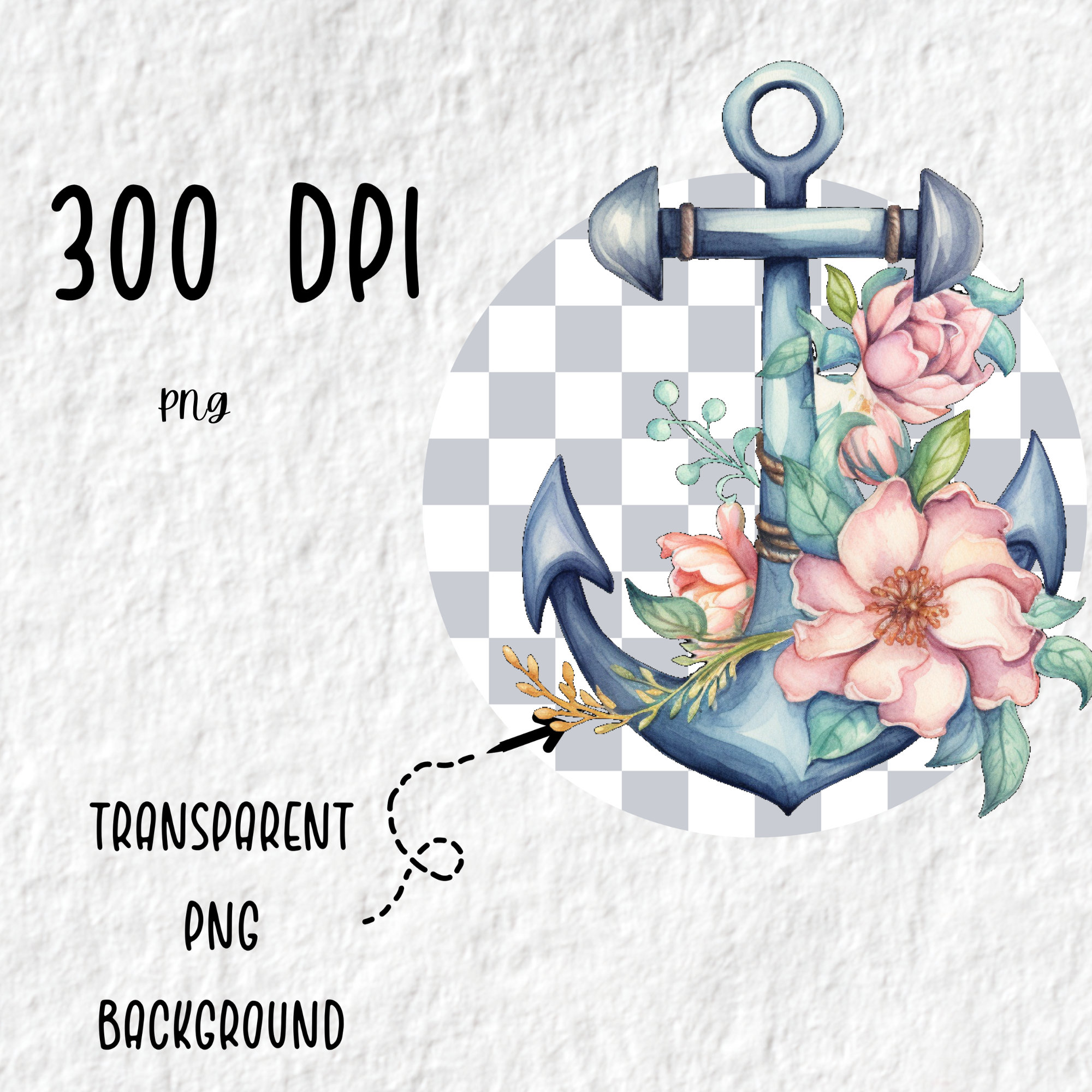 Buy Anchor Clipart, Cute Floral Anchor Clipart, Floral Anchors Nautical Sea  Life Clipart Png, Birthday Holiday Baby Shower, for T Shirts Mugs Online in  India - Etsy, image size:2000x2000