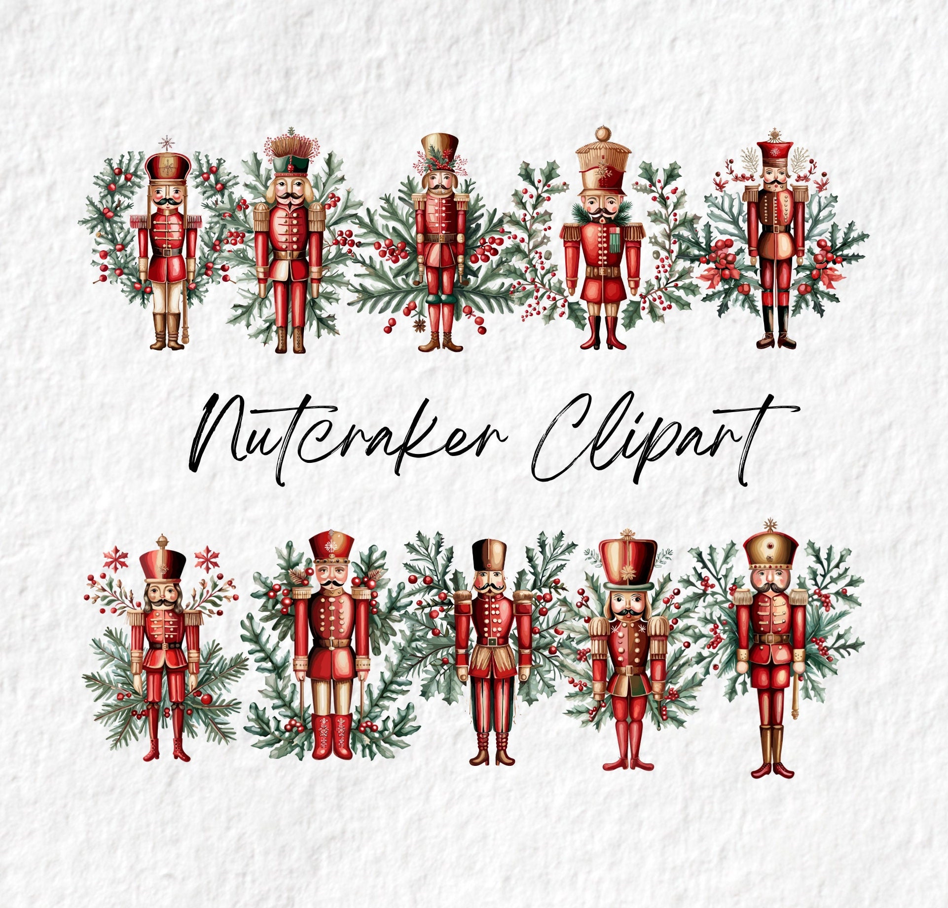 Christmas Nutcracker Clipart Christmas Nutcracker Png Xmas - Etsy