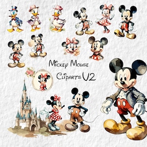 Imágenes Prediseñadas de Mickey Mouse, Mickey Mouse Png, imágenes prediseñadas de acuarela de Mickey Mouse, imágenes prediseñadas de Mickey Clubhouse, ilustración de dibujos animados de Mickey, PNG de Mickey