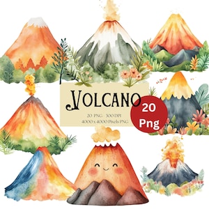 Clipart Vulcano, Vulcano Png, Clipart Vulcano Tema Dinosauro, Sublimazione Tema Dinosauro Asilo Nido Bambini Png, Per Tazze Carte