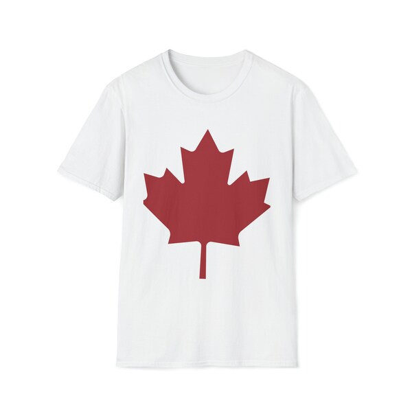 Maple Leaf and Canadian COA #2 Unisex Softstyle T-Shirt