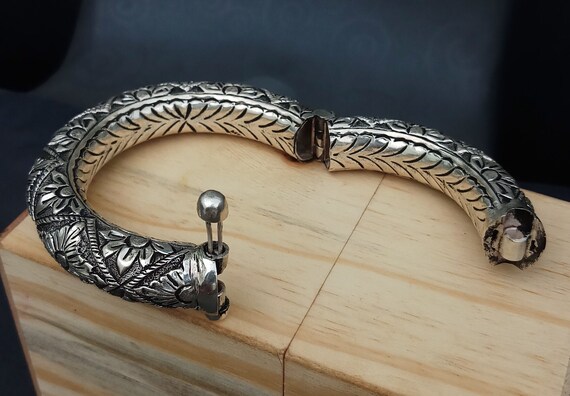 Very Old Vintage Handmade Silver Bangles For Her … - image 9