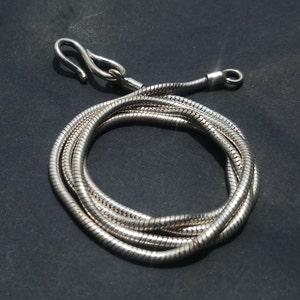925 Sterling Silver Chain For Pendant And Necklace, Oxidized Chain for Vintage Jewelries, Handmade Silver Chain, Vintage Chains For Her