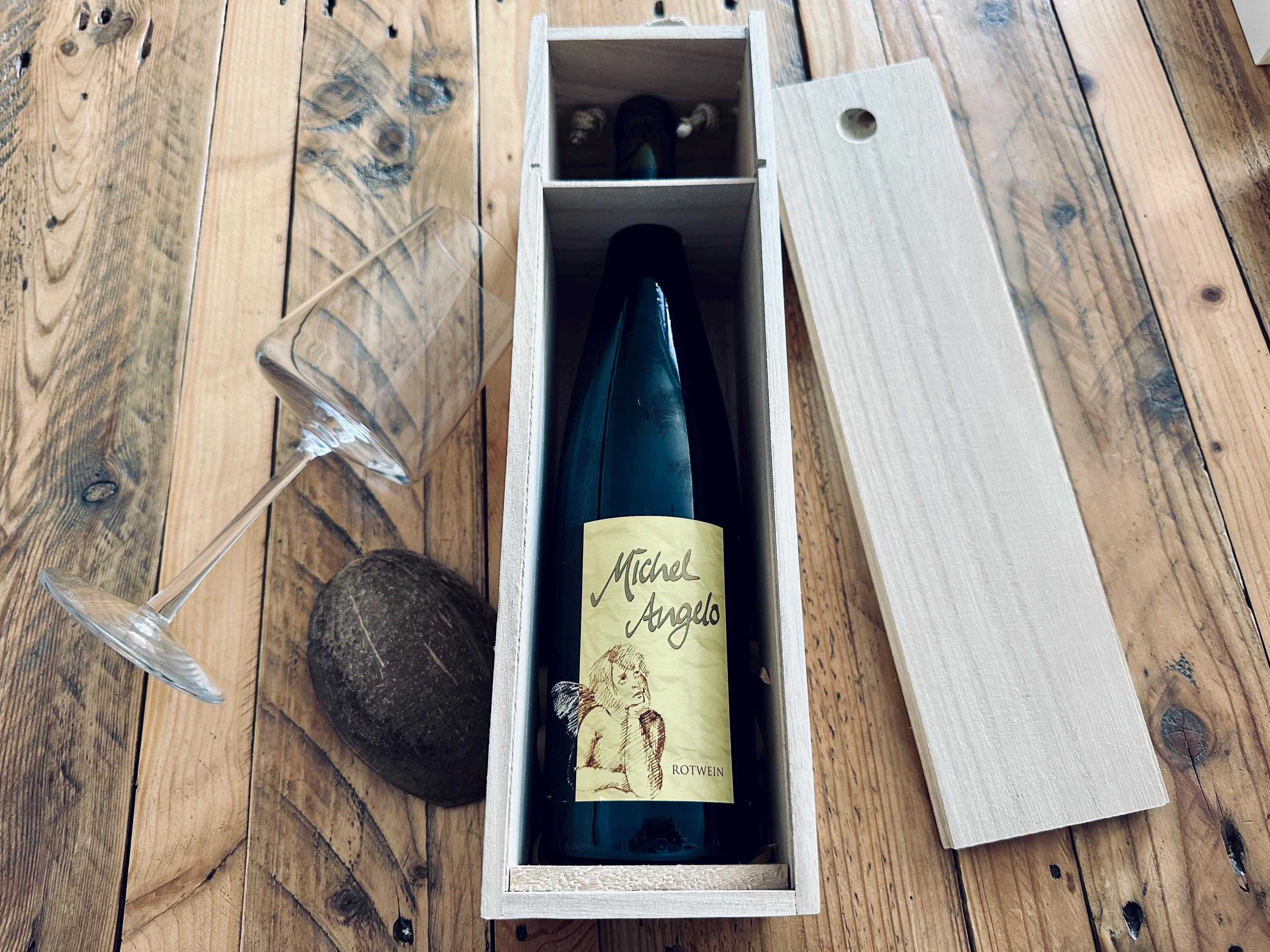 Wine Cadeau – Die Personalisierte Weinbox Für Jeden Anlass! Perfektes Geschenk Mit Gravur & Seil-Deko.