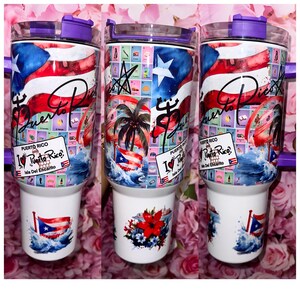 Puerto Rico 40oz Tumbler