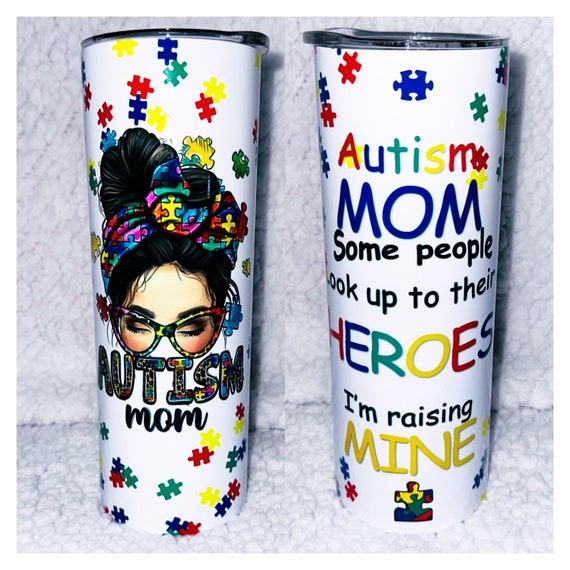 20oz Autism Mom Tumbler