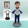 Customized Bobblehead Business Gifts,Personalized Birthday Gifts for Male Boss,Super Cool Thanksgiving Gifts for father,Gifts for Coworkers.