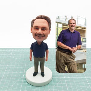 Personalized custom bobblehead,Custom Bobbleheads, Custom Grandfather Bobblehead, Custom Bobblehead For Boss, Make Your Own Bobble Head