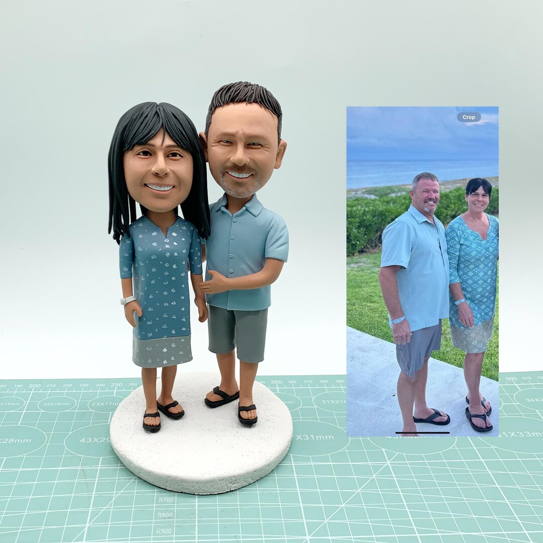Loving Parents 50th Anniversary Bobblehead - Custom Gift