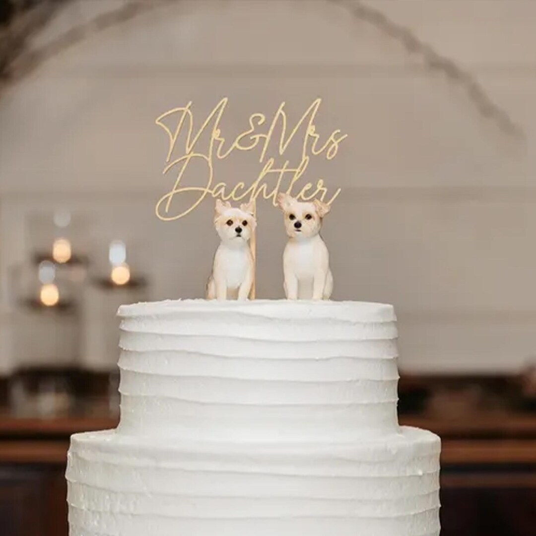 Personalized Pet Cake Topper, Custom Dog or Cat Figurine - Etsy