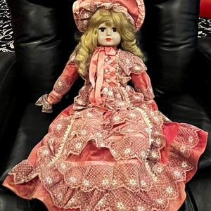 Victorian Porcelain Doll- Vintage.