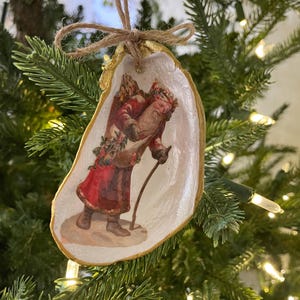 Oyster Shell Holiday Ornaments