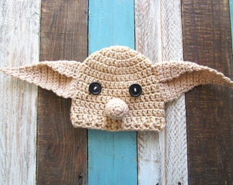 Patrón de gorro de elfo doméstico a crochet (PDF) Descarga digital Patrón de gorro con orejas de elfo (SOLO EN INGLÉS)